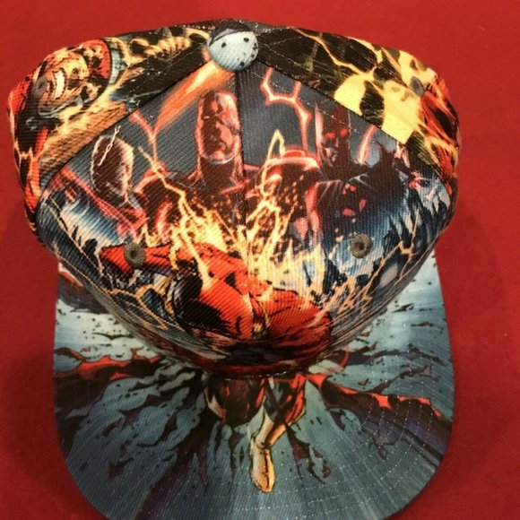 THE FLASH Sublimated Snapback Hat OSFM - Picture 2 of 8